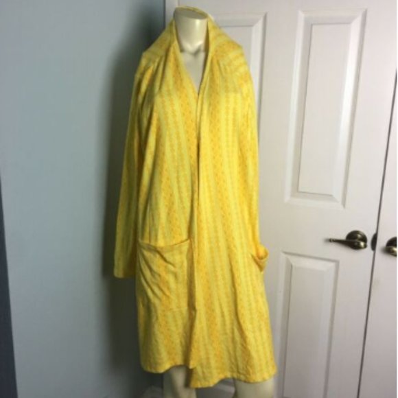 LuLaRoe Caroline Cardigan 3XL Sweater Brt Yellow - Picture 3 of 8